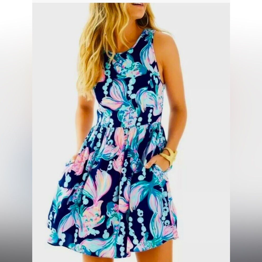 Lilly Pulitzer Kassia dress, print is Going Coastal, NWOT, size 0